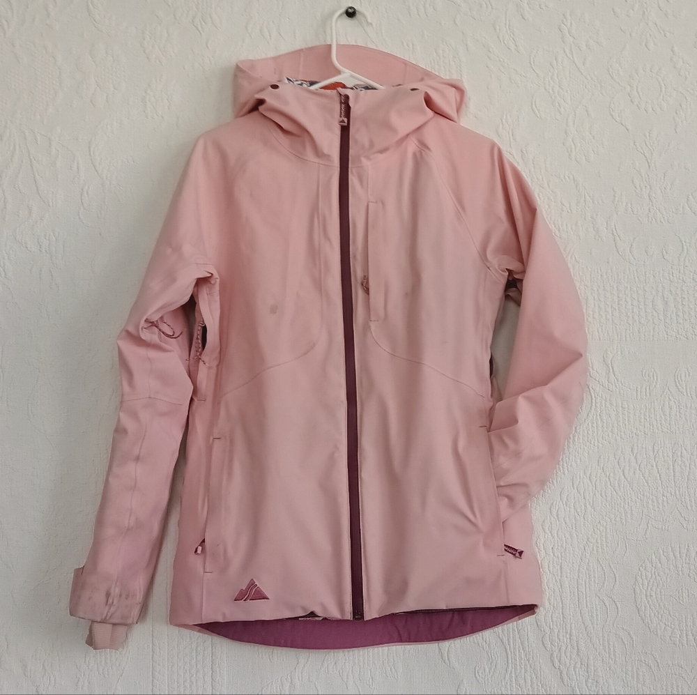 Strafe Pink Ski Jacket Floral Liner Winter Insulated Waterproof Cheap Designer - Picture 11 of 12